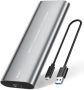 Tool-free M.2 Nvme/sata SSD Enclosure Aluminum Usb-c 3.1 External Adapter