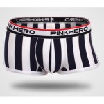 Pink Hero Navy Dynamic Stripes