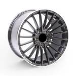 18" 0235 5 112 Matt Black Machine Lip Alloy Wheels - Autostyle Motorsport South Africa
