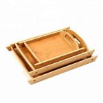 Bamboo Serving Tray - Set Of 3