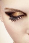 Black White Rhinestone Eyelashes