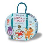 Animals On A Submarine - Giant Floor Puzzle + Book