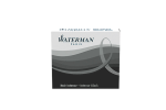 Waterman Black Fountain Pen Ink Cartridges