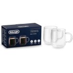 De'Longhi Delonghi 500ML Double Wall Glass Mugs Set Of 2 - DLSC327