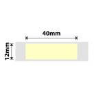 NB132 - - D11 D101 D110 H1S - 12X40MM - 160 Light Yellow Labels