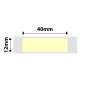 NB132 - NIIMBOT - D11 / D101 / D110 / H1S - 12X40MM - 160 LIGHT YELLOW LABELS
