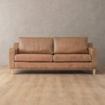2.0M Douglas 3-SEATER Leather Couch Desert