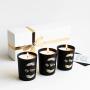 Scented Candle Gift Set With Natural Soy & Aromatherapy Oils - Vanilla Eucalyptus & Lavender