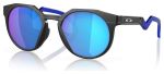 Oakley Unisex Sapphire Polarized Lens Sunglasses In Black & Blue - Black & Blue