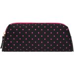 Clicks Cosmetic Bag Black & Pink Dot