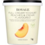 Peaches & Cream Full Cream Yoghurt 1KG