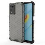 For Oppo A54 4G Shockproof Honeycomb PC + Tpu Case Black