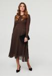 Womens Combination Maxi Dress In Chocolate - Chocolate 2XL