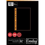 Croxley A4 Filing Pocket 50MICRON Pack Of 100