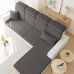 1PC Stretch Sofa Cover Solid Color Sofa Slipcover Sofa Cushion Protective Cover Suitable For Bedroom Office Living Room Home Dec