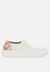 Wendy Rise Animal Slip On - White multi