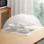 1pc Lace Mesh Food Cover Dustproof Pop Up Umbrella Food Tent Decorative Reusable Collapsible Food Covers For Table Food Nets Kitchen Tools