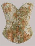 Floral Print V-neck Strapless Corset Bustier Tummy Control Lace Up Slimmer Body Shaper Women's Lingerie & Shapewear