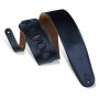 Levi's Levys 3.5-INCH Padded Garment Leather Bass Strap – Black