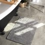 Reversible 100% Cotton BATH MAT - Light Grey