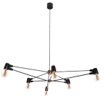 Hommel Pendant Light 6 Black
