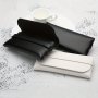 Trendy Classic Elegant Glasses Case PU Leather Portable Sunglasses Storage Box Simple Protective Eyewear Accessories For Men Women Students