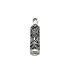 Men Women 925 Sterling Silver Pendant Prayer Container