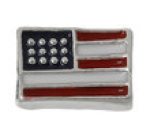FLC56 - Us Flag For Floating Locket