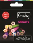 Create 12 Half Length Colour Pencils