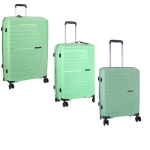 Cellini Starlite 3 Piece Set-green - Ys Travel Bags