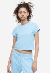 Cotton Jersey T-Shirt - Light Blue