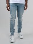 Abrasion Denim Slim Fit - Light Blue - Light Blue 42