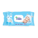 Blue Boy Happy Fresh Wet Wipes 72'S - Single Pack