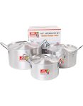 Voyage Catering Pot Set Heavy Duty - Combo Of 8 13 21LITRE