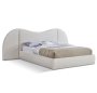 Violet Sleigh Bed Queen -coco Off White