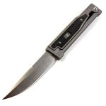 Og Exo TI Black Micarta Elmax Drop Point Gravity Knife