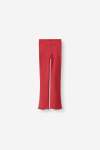 Girl Flare Leggings - 10 Red