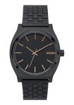Nixon Time Teller Unisex Watch - All Black Rose Gold