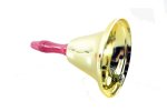 Bells Brass Wooden Handle 10CM