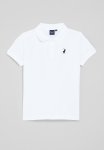 Polo Girls Nina Short Sleeve Golfer - White