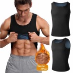 Men Neoprene Waist Trainer Sauna Sweat Suit - XXL