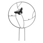 41.9CM Black Metal Plant Support 30CM Diameter