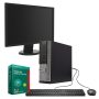 Dell Optiplex 9020 Sff Combo – Core I5 4590-8GB-256GB SSD-19"SCREEN-KB-MSE-10 Pro 64BIT + Kaspersky