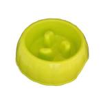 Small Slow Feeder Pet Bowl - Assorted Colours - Green