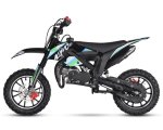 SX50 50CC 2 Stroke Air-cooled 3HP Mini Dirt Bike - Blue Sticker Kit 4-10 Years - Black
