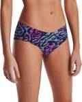 Women's Ua Pure Stretch Hipster 3-PACK Printed - Mineral BLUE-470 XS