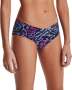 Women's Ua Pure Stretch Hipster 3-PACK Printed - Mineral BLUE-470 / XS