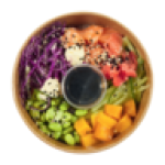 Sushi Salmon Poke Bowl