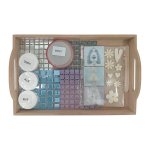 Diy Mosaic Tray Kit Animals 29CM