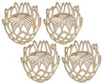 Protea Flower Themed Coasters Set Of 4